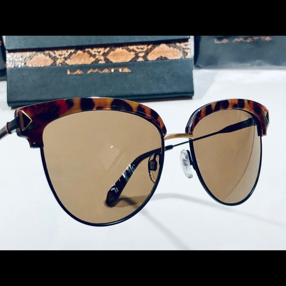 La Matta Sunglasses Havana Brow Black Red; w/Brown - Picture 4 of 8